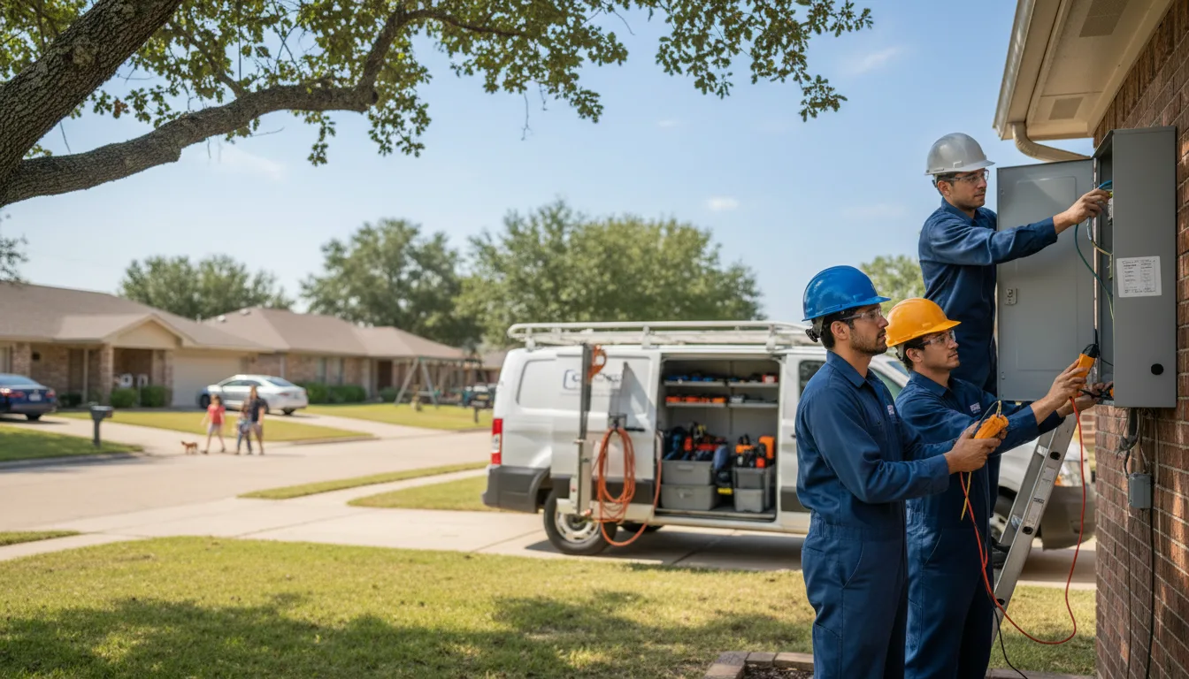 Certified electrician providing emergency electrical services in Boston, VA